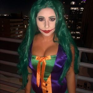 Women’s Joker Costume (Corset + Wig)